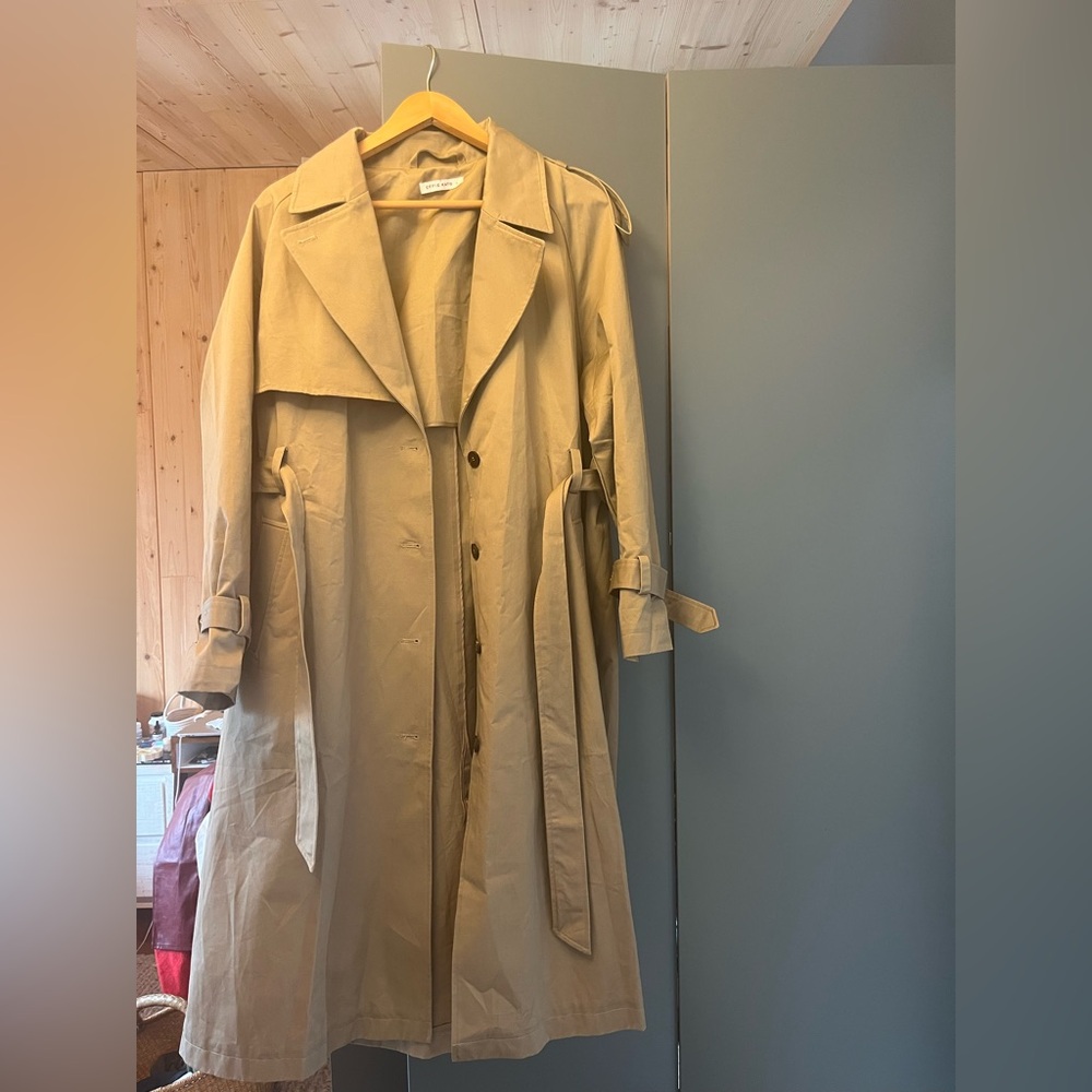 Effie Katz Tan Trench coat